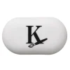 Kreatima hvidt, afrundet viskelæder 63×37×17 mm, PVC-frit