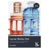 Kreatima Layout Marker Pad A4 (210×297 mm), 50 ark, 75 g/m² – skitsér med markers og tuschpenne