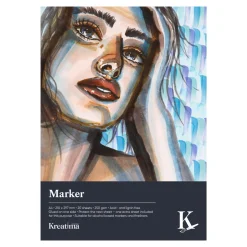 Kreatima Marker tegneblok til markers og tuschpenne, A3 (297×420 mm), 20 ark, 250 g/m²
