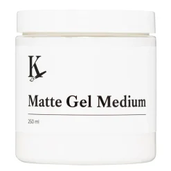 Kreatima Matte Gel Medium, mat, gelbaseret medium til akrylfarve, 250 ml