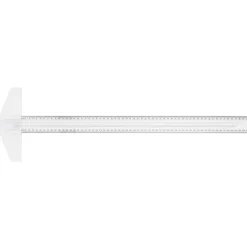 Kreatima T-lineal, plast, længde 60 cm