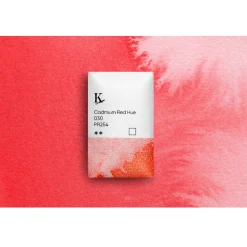 Kreatima Watercolour akvarelfarve 1/1 – Cadmium Red Hue 030 PR112