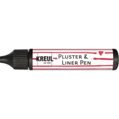 KREUL 3D Pen sort 29 ml – skriv og tegn med fikserbar gummimasse