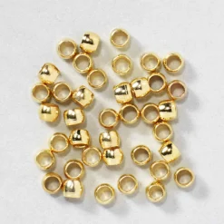 Krympeperler Ø1 guldfrv. 50 st