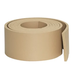 Kunstlæder af polyuretan 4×120 cm beige