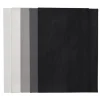 Kunstlæder fremstillet af polyuretan – 15x21 cm, 5-pak sort