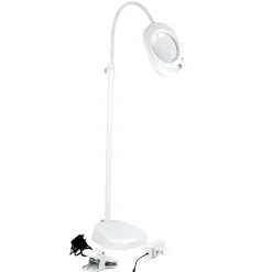Lampe med forstørrelse.