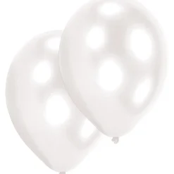 Latexballoner 10-pak Ø30 cm – hvid
