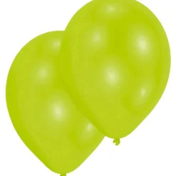 Latexballoner 10-pak Ø30 cm – limegrøn