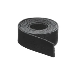 Læderrem blød sort 20mm/100cm