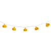 LED-lyskæde med 10 græskar til halloween, længde 150 cm