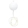 LED-lyskæde med sugekop, kædens længde er 140 cm, heraf 100 cm med 50 LED-pærer
