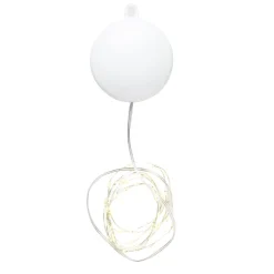 LED-lyskæde med sugekop, kædens længde er 140 cm, heraf 100 cm med 50 LED-pærer