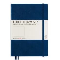 Leuchtturm1917 Notebook A5 Plain Navy – Hardcover