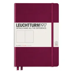 Leuchtturm1917 Notebook A5 Plain Port Red – Hardcover