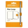 Leuchtturm1917 Pen Loop – gul selvklæbende penneholder til notesbøger