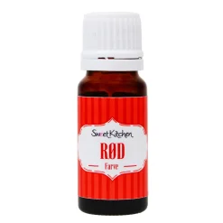 Levnedsmiddelfarve, bolsjefarve 10 ml rød