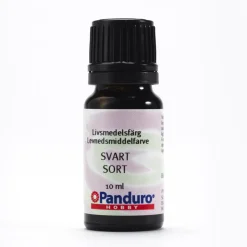 Levnedsmiddelfarve sort 10 ml