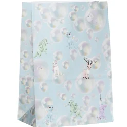 24 levnedsmiddelgodkendte poser af papir, 16×9×23 cm – bobler & sagndyr