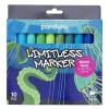 Limitless Markers Seven Seas Set 10 – akrylpenne i havets nuancer af blåt & grønt