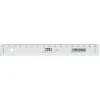 Lineal M+R 16 cm transparent