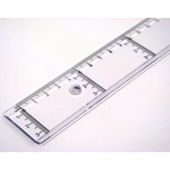 Lineal tværgraduering 30 cm