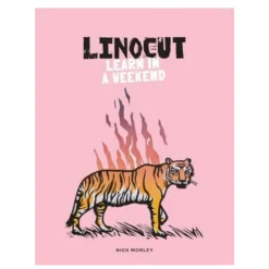 Linocut – learn in a weekend, lær linoleumstryk på en weekend! Engelsk tekst
