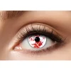 Linser Bloody Eye – hvid iris med blodstænk!
