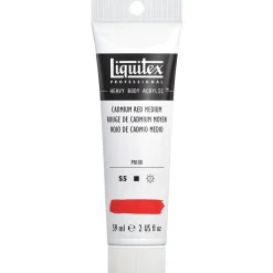 Liquitex Heavy Body akrylmaling 59 ml – 154 Cadmium red medium