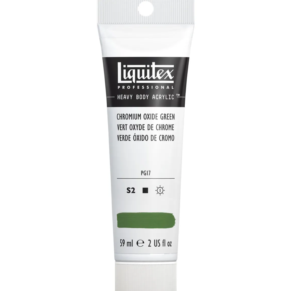 Liquitex Heavy Body akrylmaling 59 ml – 166 Chromium oxide green