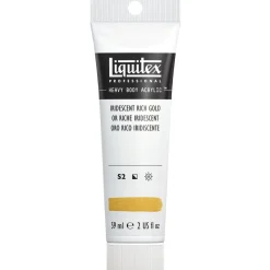 Liquitex Heavy Body akrylmaling 59 ml – 235 Iridescent Rich gold