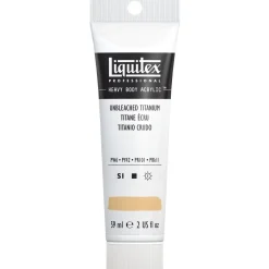 Liquitex Heavy Body akrylmaling 59 ml – 434 Unbleached titanium
