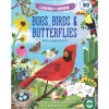 Lær at tegne fugle, insekter og sommerfugle – lærerig malebog med 50 stickers