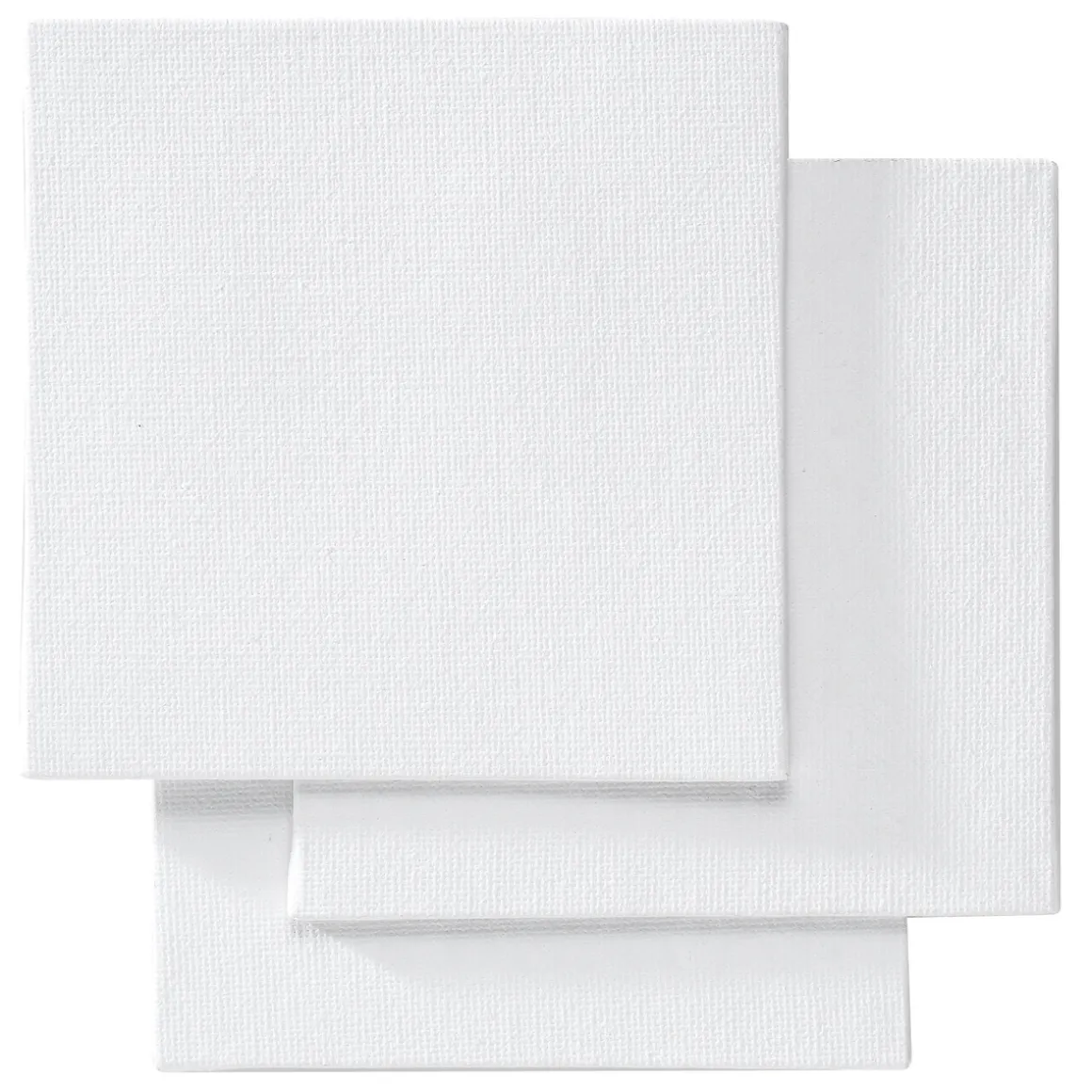 Lærred/malerlærred 10x10 cm 3-pack