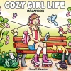 Malebog Cozy Girl Life, en hyggelig malebog med 40 afslappende motiver, 25×25 cm