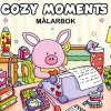 Malebog Cozy Moments, en afslappende og hyggelig malebog med 40 søde motiver, 25×25 cm