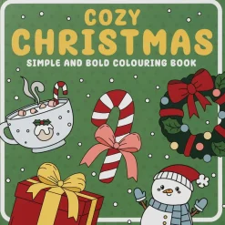 Malebog Cozy Xmas, 20×20 cm, 24 motiver med masser af julehygge!