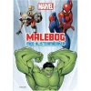 Malebog Marvel + klistermærker, 21×29,7 cm, 24 sider
