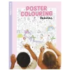 Malebog Mega-poster Enhjørninger! A4-bog, der bliver en 59×84 cm stor plakat