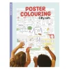 Malebog Mega-poster Kattene i byen! A4-bog, der bliver en 59×84 cm stor plakat