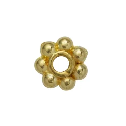 Mellemdel blomst guld 100 stk.