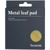 Metalblade bladguld (uægte) til ler. 8,5×8,5 cm i guldfarvet, 50 stk.