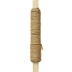 Metaltråd, papirbeklædt blomstertråd, 22 meter, Ø0,8 mm, beige