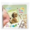 Mini-kit pixelhobby hund – med nøglering 30×40 mm og 3×144 pixler