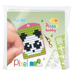 Mini-kit pixelhobby panda – med nøglering 30×40 mm og 3×144 pixler