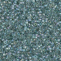 MIYUKI Delica 11/0 klar 5g – DB0084 Lined Light Seafoam Crystal