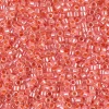 MIYUKI Delica laks glans 5g – DBM0235 Lined Crystal Salmon