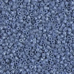 MIYUKI Delica 11/0 mørkeblå 5g – DB0266 Opaque Denim Blue Luster
