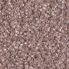MIYUKI Delica 11/0 muldvarp 5g – DB0256 Lined Crystal Taupe
