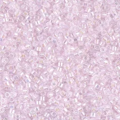 MIYUKI Delica 11/0 rosa tr 5g – DB0055 Lined Pale Pink AB